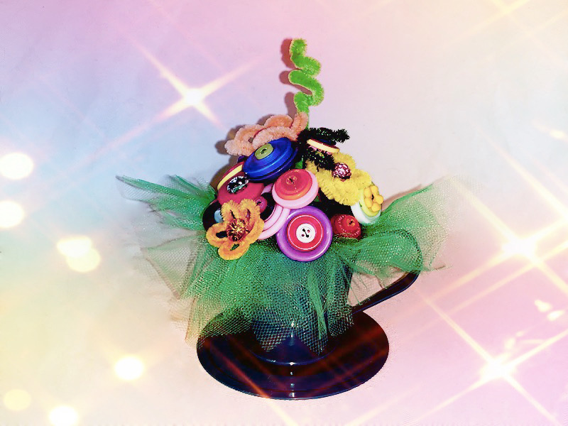 Süßer Knopfblumenstrauß