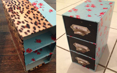 Recycle ein altes Schränkchen